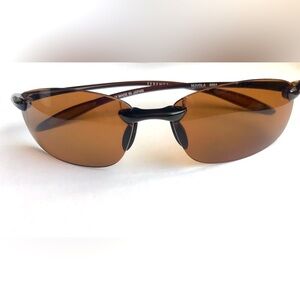 🟤Men's Vintage Rare Serengeti Polarmax NUVola 6864 Brown Sunglasses